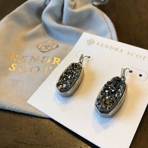Platinum Drusy Kendra Scott Danay Earrings